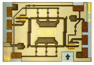 Монолитно-интегральная схема плавного аттенюатора (РМ 517)
